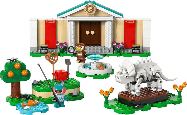 LEGO Animal Crossing, Colectia de muzeu a lui Blathers, 77056