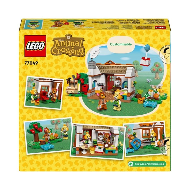 LEGO Animal Crossing, Isabelle vine in vizita, 77049
