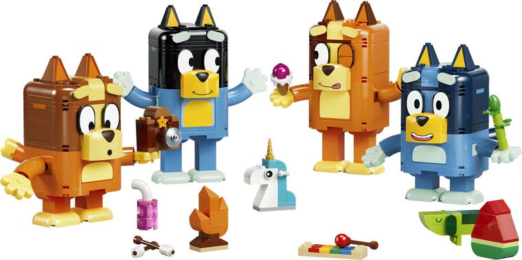 LEGO Bluey, Familia lui Blue din caramizi, 11217