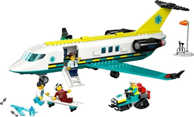 LEGO City, Avion-ambulanta pentru urgente, 60465