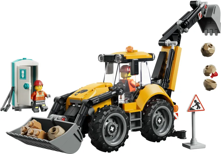 LEGO City, Buldoexcavator galben, 60480