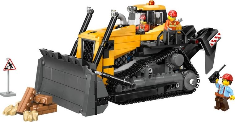 LEGO City, Buldozer galben, 60466