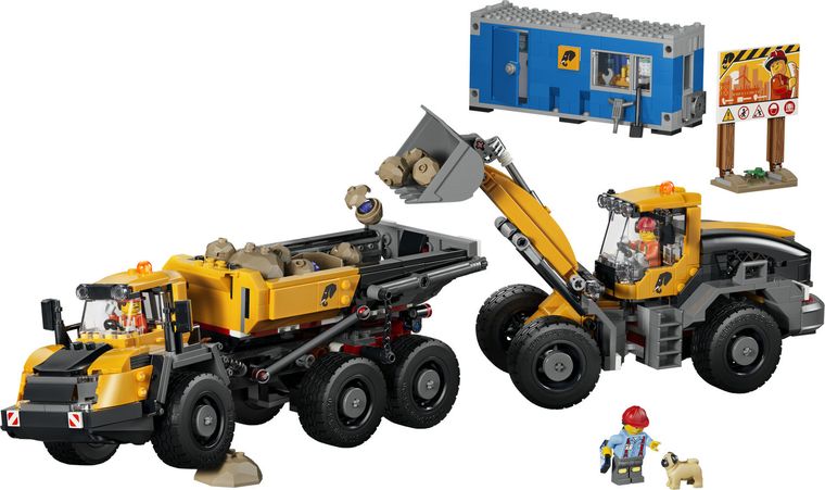 LEGO City, Camion basculant si incarcator frontal, 60494