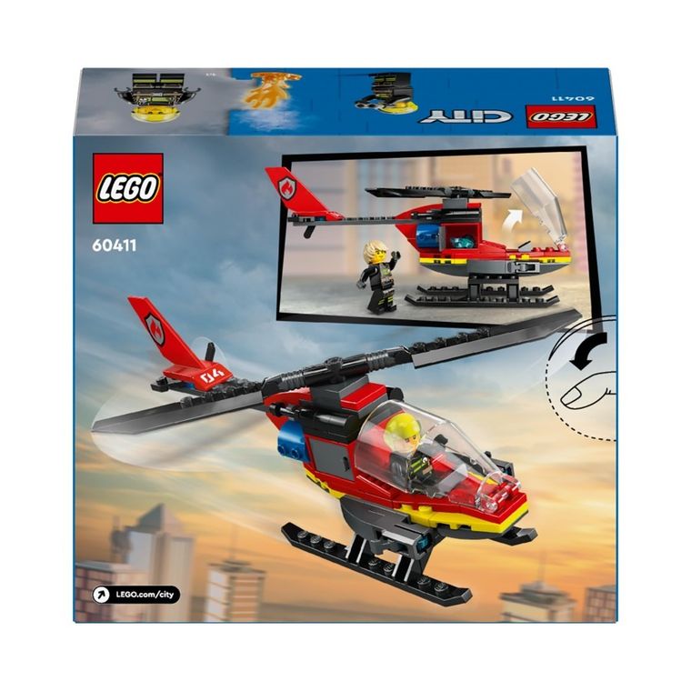 LEGO City, Elicopter de pompieri, 60411