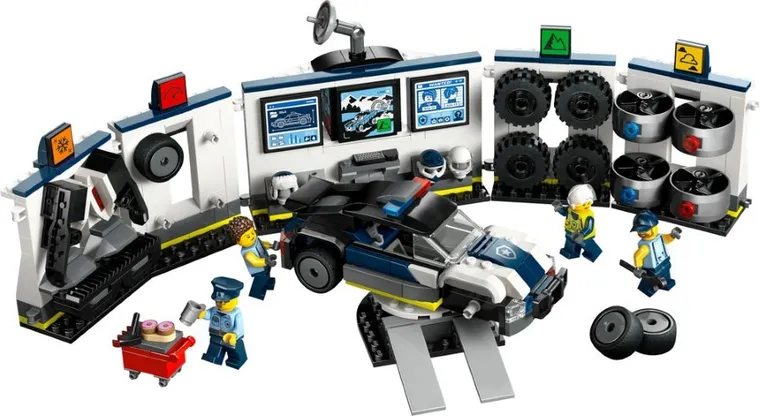 LEGO City, Garaj personalizat pentru masini de politie, 60457