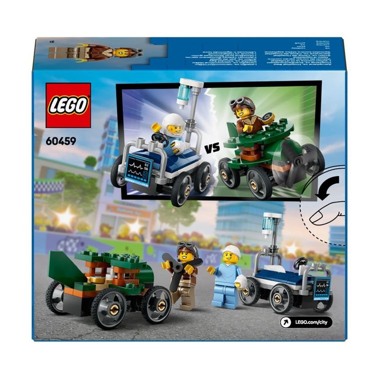 LEGO City, Pachet de curse Avion vs. pat de spital, 60459