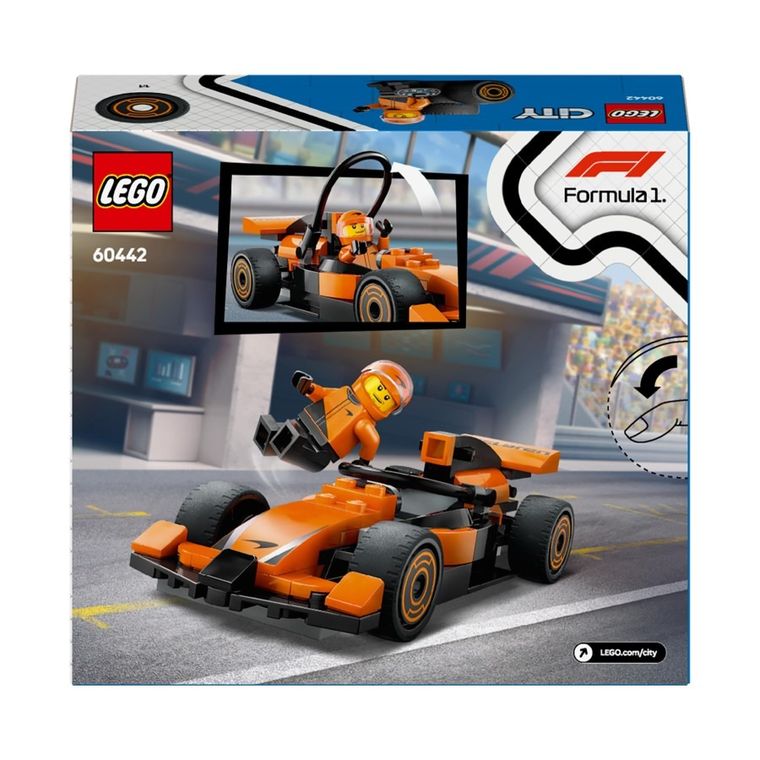 LEGO City, Pilot F1 cu masina de curse McLaren, 60442