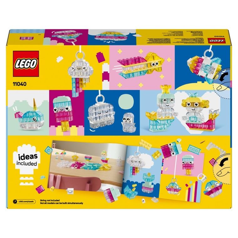 LEGO Classic, Cutie transparenta magica, 11040
