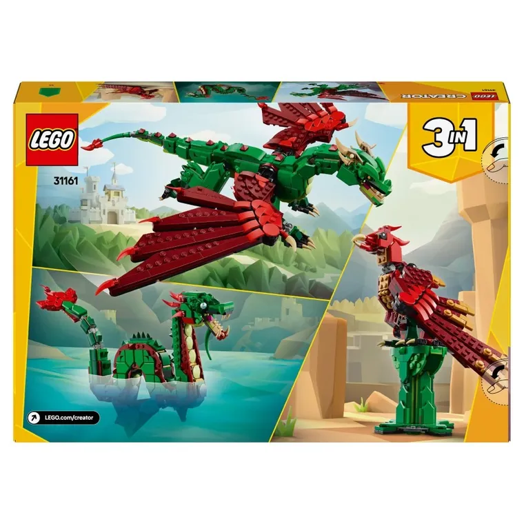 LEGO Creator, Dragon medieval, 31161