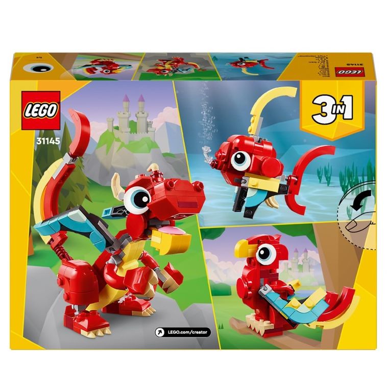 LEGO Creator, Dragon rosu, 31145