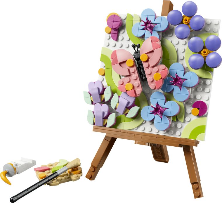 LEGO Creator, Tablou decorativ cu arta florala, 31390