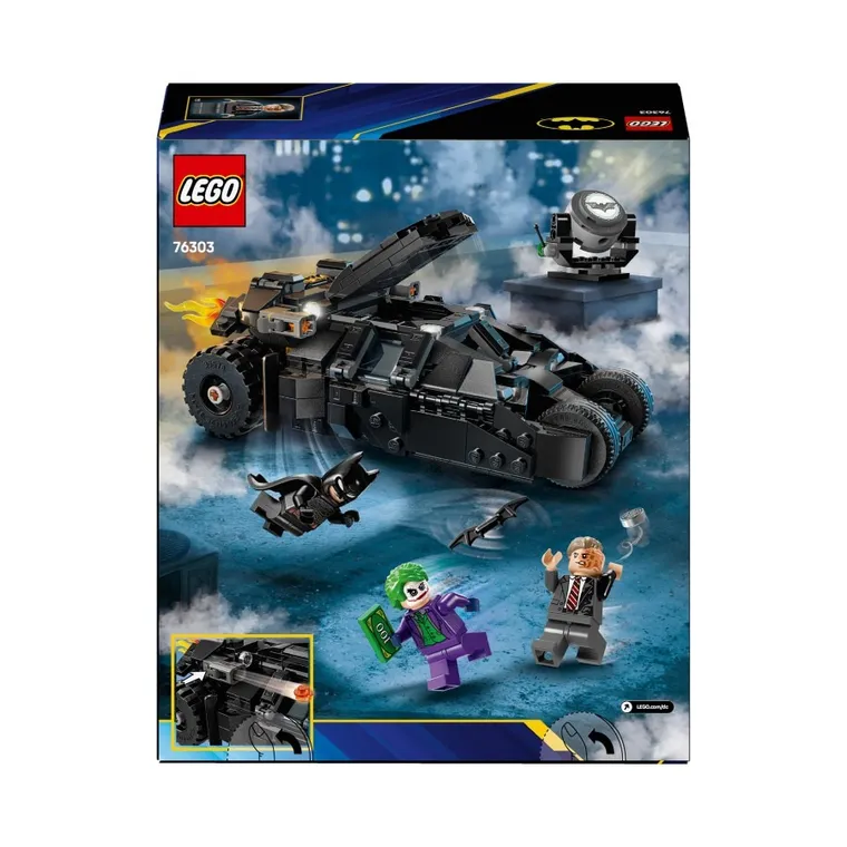 LEGO DC Batman, Batman Tumbler vs. Two-Face si Joker, 76303