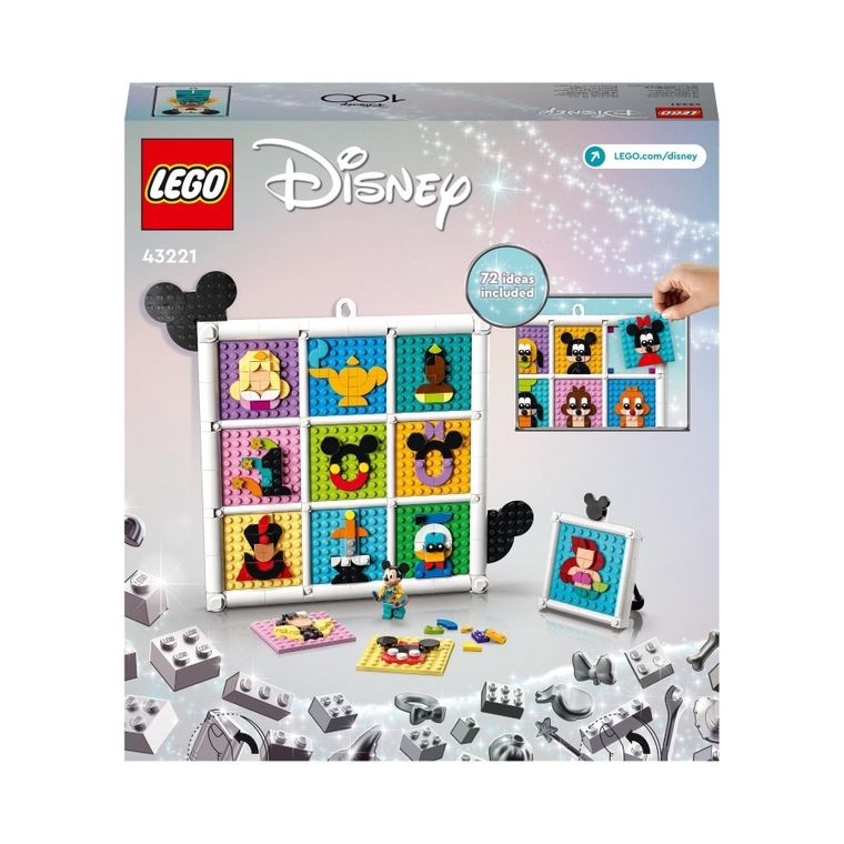 LEGO Disney, 100 de ani de figuri emblematice de animatie Disney, 43221
