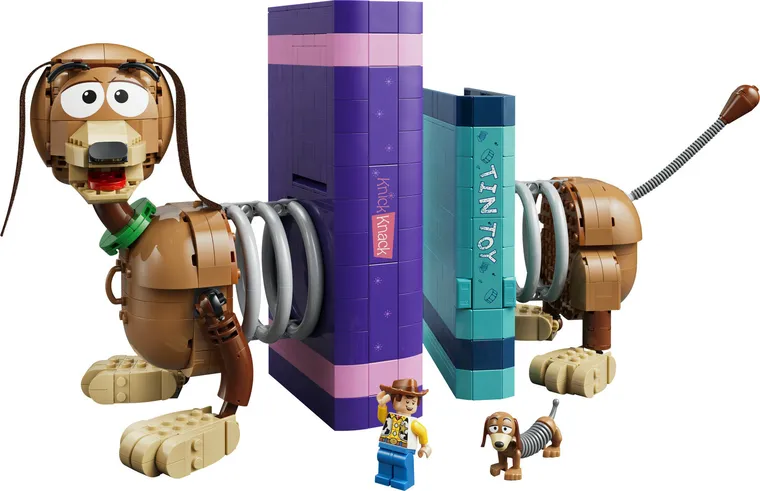 LEGO Disney Pixar, Opritoare de carti Cainele Slinky din Povestea jucariilor, 43301