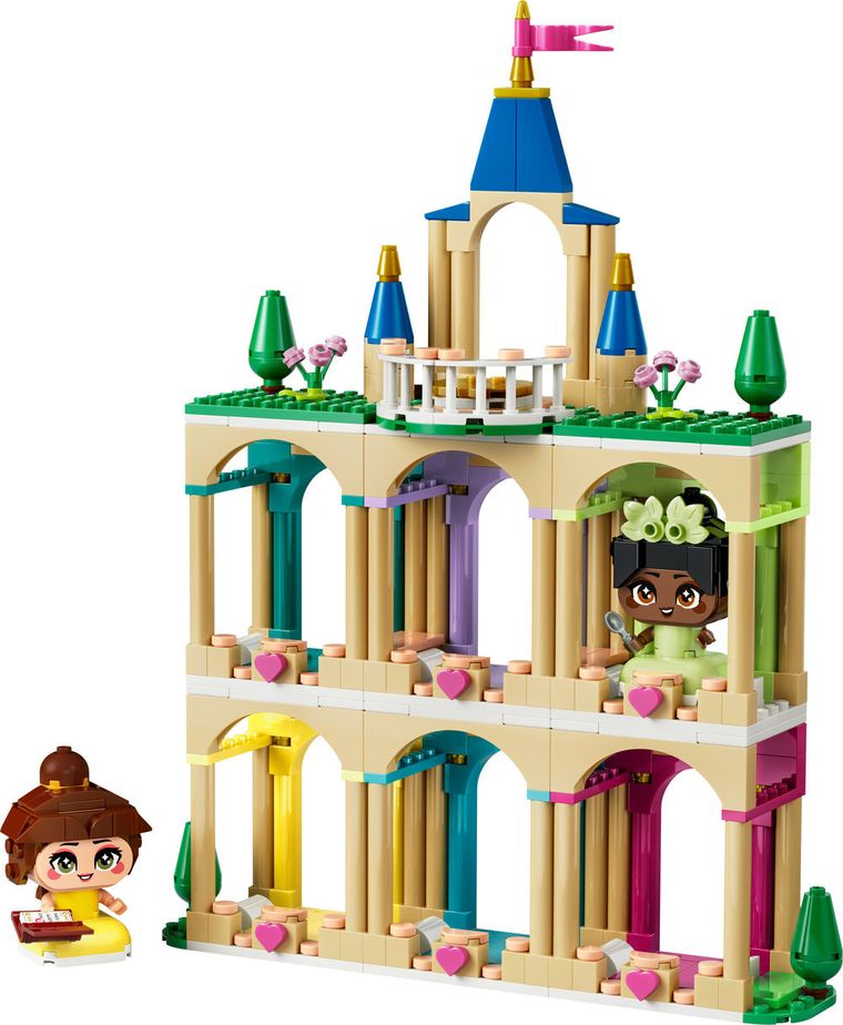 LEGO Disney Princess, Miniprintesele Belle si Tiana la castel, 43291