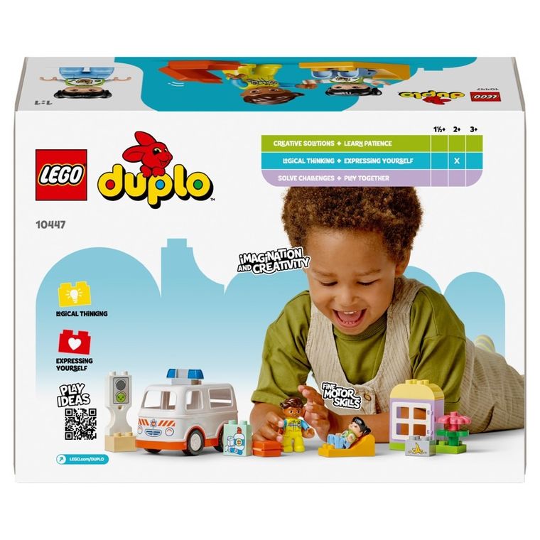 LEGO DUPLO, Ambulanta si sofer, 10447