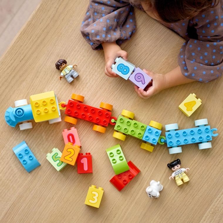 LEGO DUPLO Creative Play, Trenul cu numere - Invata sa numeri, 10954