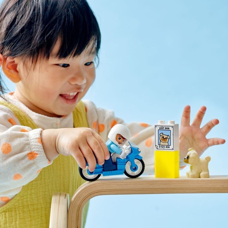 LEGO DUPLO, Motocicleta de politie pentru salvare, 10967