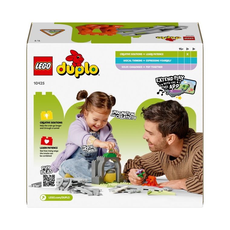 LEGO DUPLO, Set de extindere Tunel si sine de cale ferata, 10425