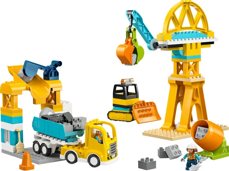 LEGO DUPLO Town, Santier si vehicule de constructii 3 in 1, 10476