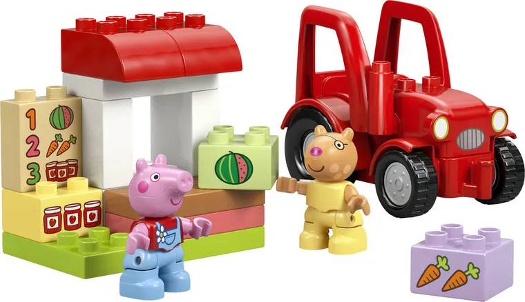 LEGO DUPLO, Tractor si piata, 10468