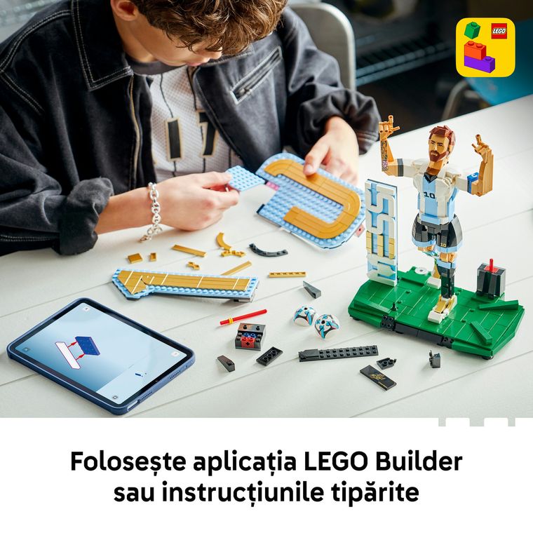 LEGO Editions Football, Lionel Messi - Legenda a fotbalului, 43015