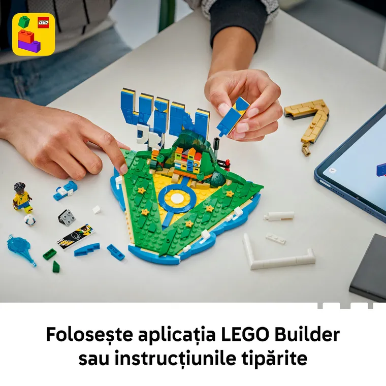 LEGO Editions Football, Vini Jr. - Momente importante din fotbal, 43027