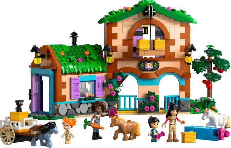 LEGO Friends, Ferma si grajd pentru ponei, 42654