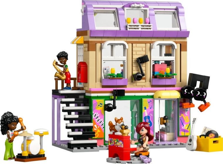 LEGO Friends, Magazin de muzica si apartament, 42653