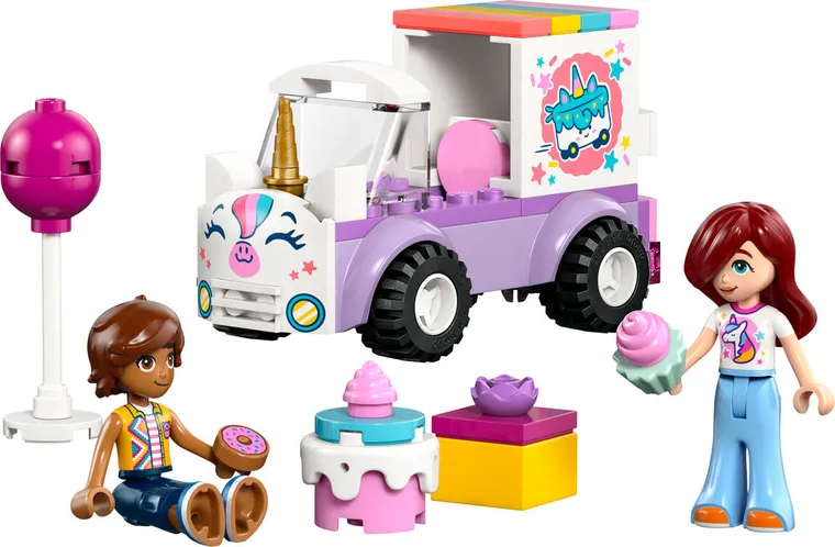 LEGO Friends, Masina-unicorn pentru livrare de torturi, 42675