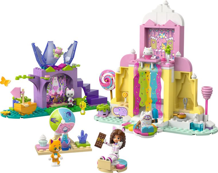 LEGO Gabby's Dollhouse, Muntele de dulciuri si gradina Miau-Zanei, 11205