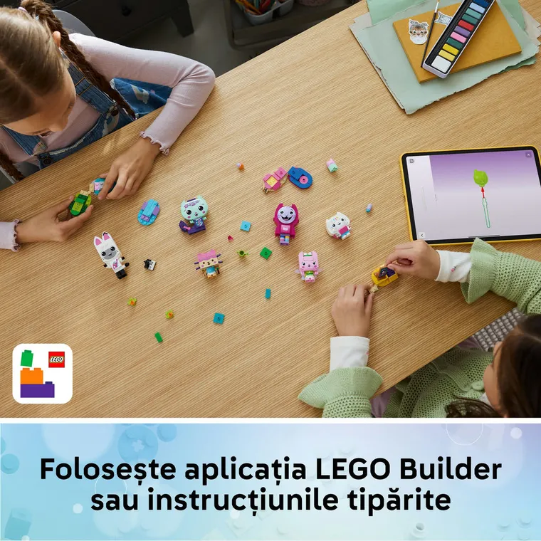 LEGO Gabby's Dollhouse, Prietenele pisicute din caramizi ale lui Gabby, 11215