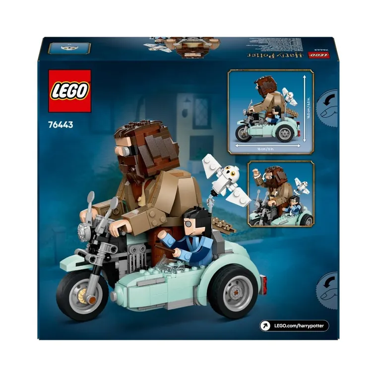 LEGO Harry Potter, Hagrid si Harry intr-o tura cu motocicleta, 76443
