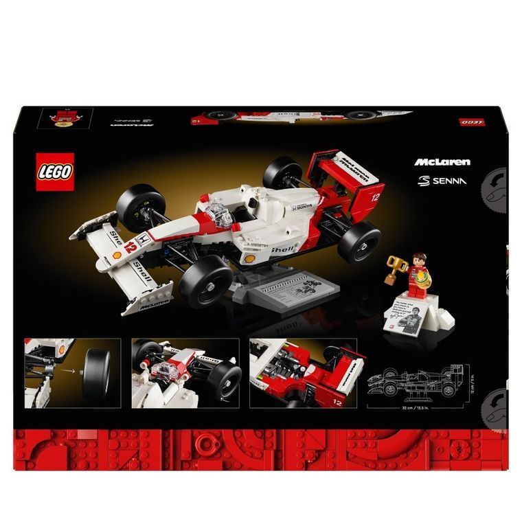 LEGO Icons, McLaren MP4/4 si Ayrton Senna, 10330