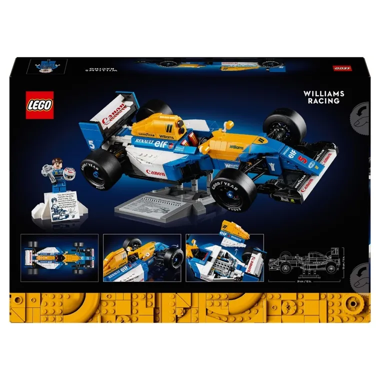 LEGO Icons, Williams Racing FW14B si Nigel Mansell, 10353
