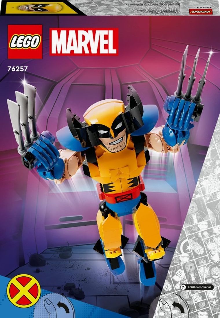LEGO Marvel, Figurina de constructie Wolverine, 76257