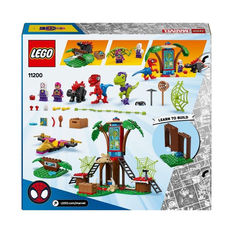 LEGO Marvel, Infruntarea dintre dinozaurii Spidey si Gobby la casa-sediu din copac, 11200