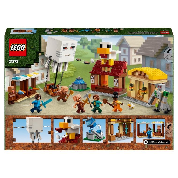 LEGO Minecraft, Atacul baloanelor Ghast asupra satului, 21273