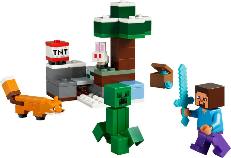 LEGO Minecraft, Aventura din Taiga a lui Steve, 21583