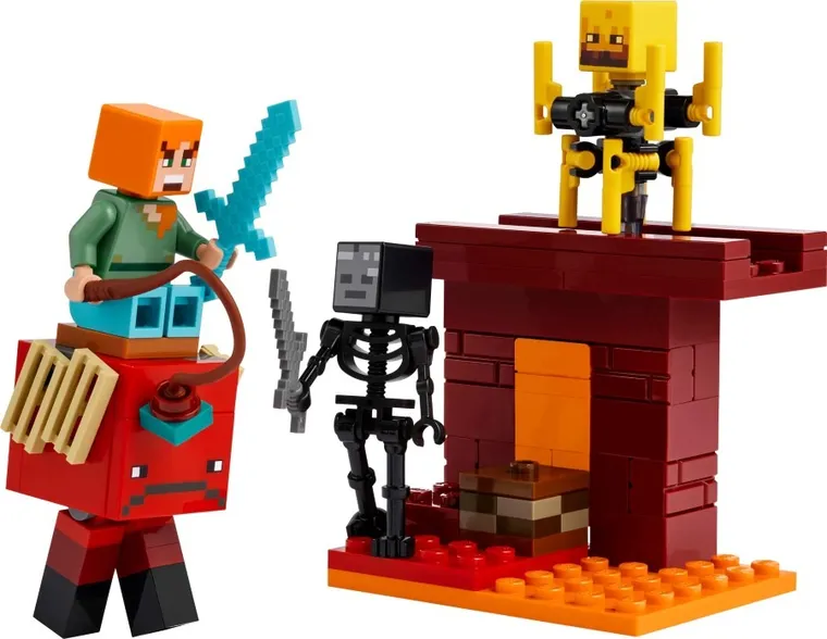 LEGO Minecraft, Batalie deasupra lavei in Nether, 21266