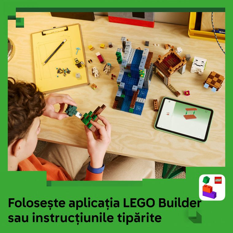 LEGO Minecraft, Statie de mobi Ghast, 21597