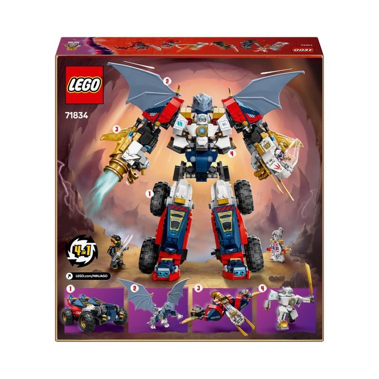LEGO NINJAGO, Ultrarobotul combinat al lui Zane, 71834