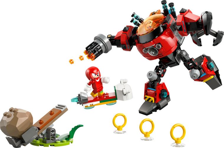 LEGO Sonic, Knuckles vs. Dr. Eggman si robotul Egg Crusher, 77005
