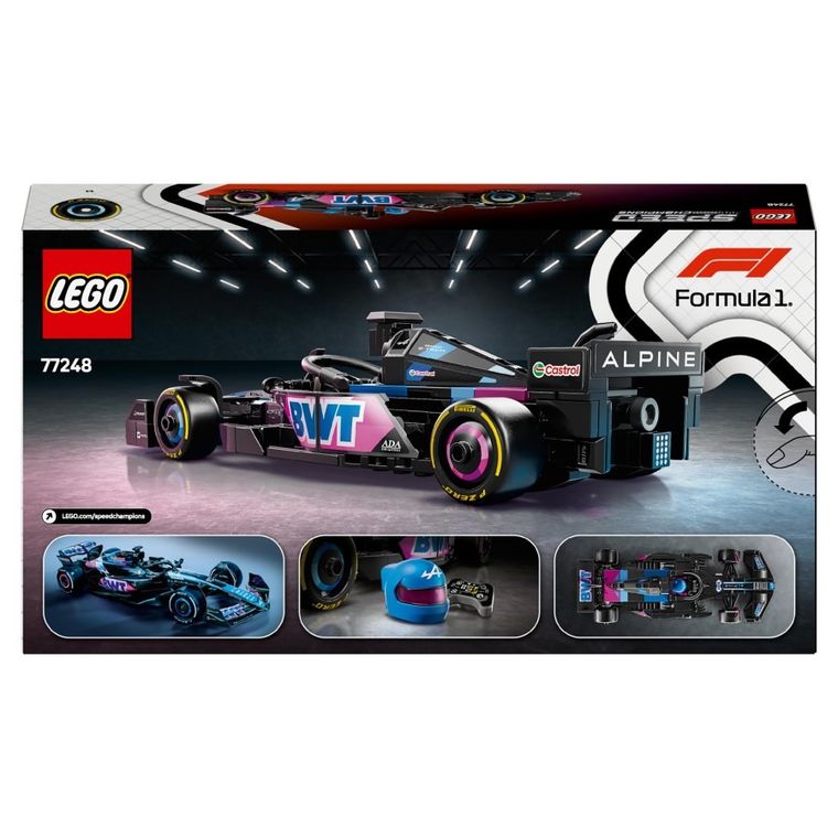 LEGO Speed Champions, Masina de curse BWT Alpine F1 Team A524, 77248
