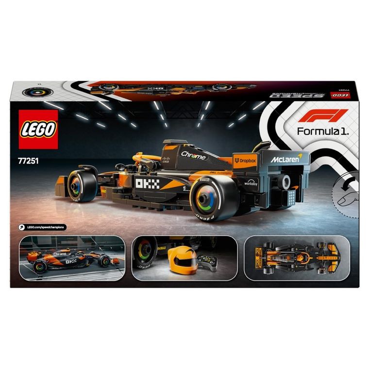 LEGO Speed Champions, Masina de curse McLaren F1 Team MCL38, 77251