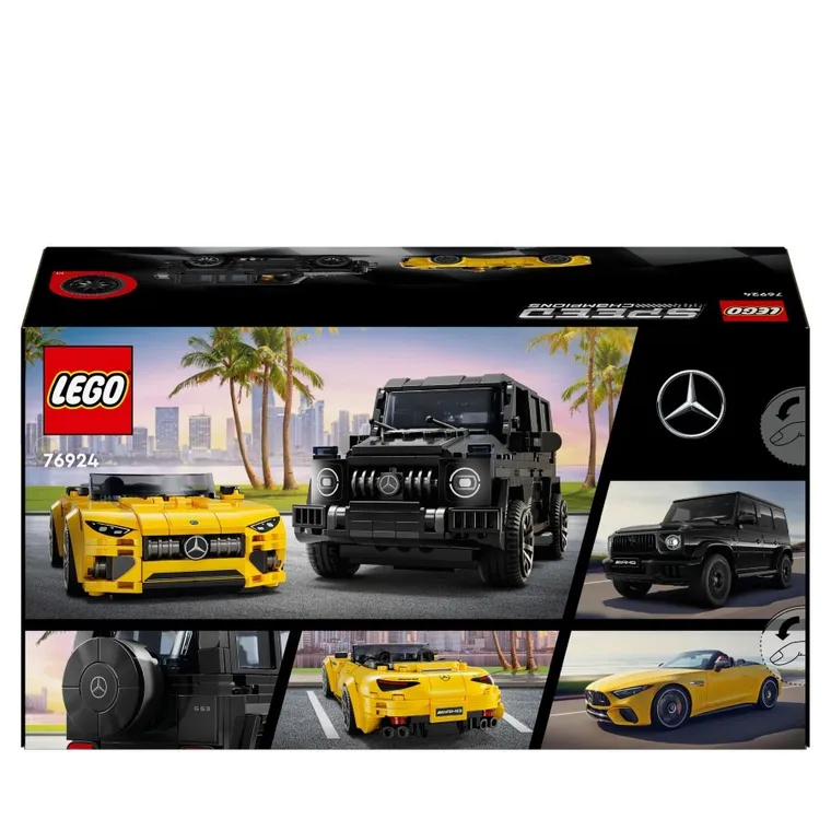 LEGO Speed Champions, Mercedes-AMG G 63 si Mercedes-AMG SL 63, 76924