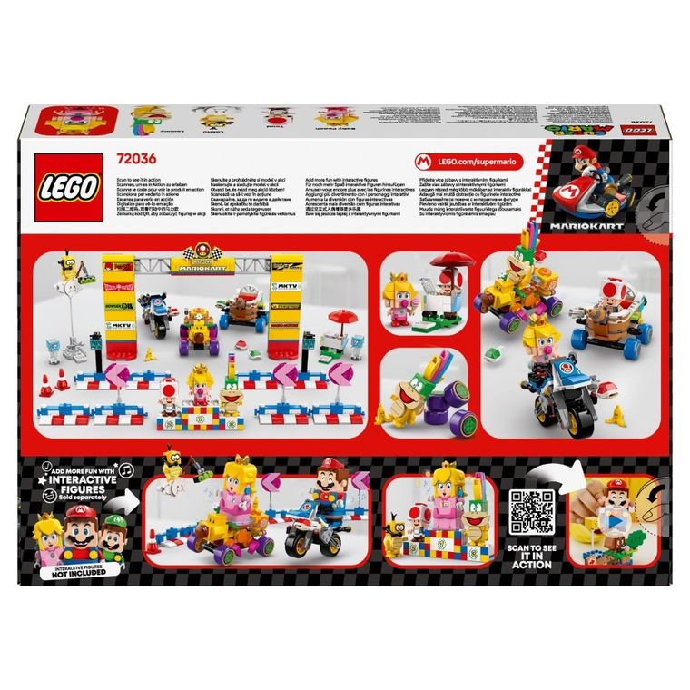 LEGO Super Mario, Mario Kart - Set Baby Peach si Grand Prix, 72036