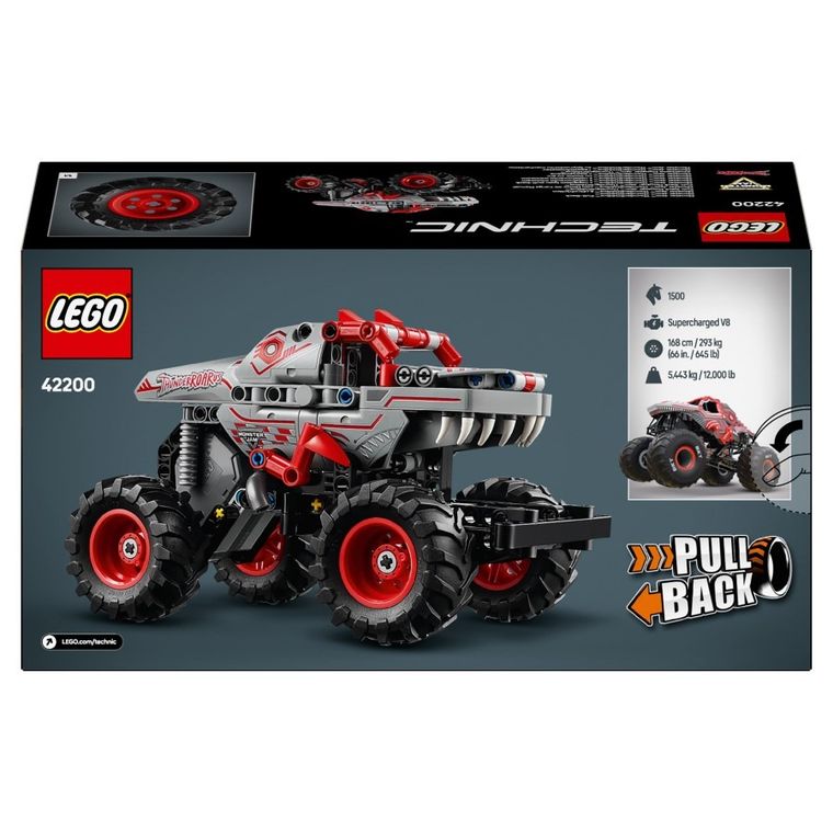 LEGO Technic, Monster Jam ThunderROARus cu motor cu arc, 42200