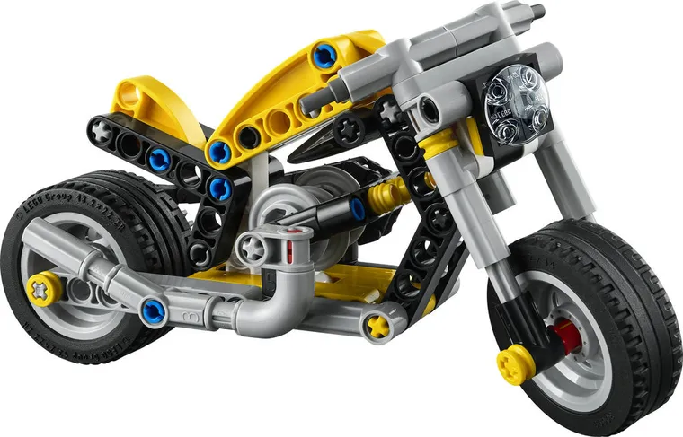 LEGO Technic, Motocicleta galbena, 42225