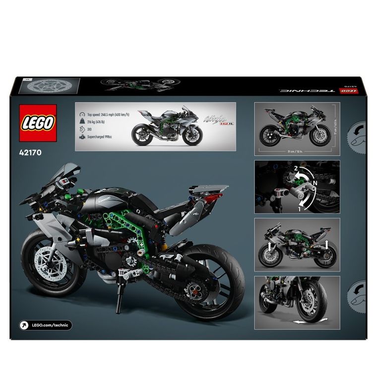 LEGO Technic, Motocicleta Kawasaki Ninja H2R, 42170
